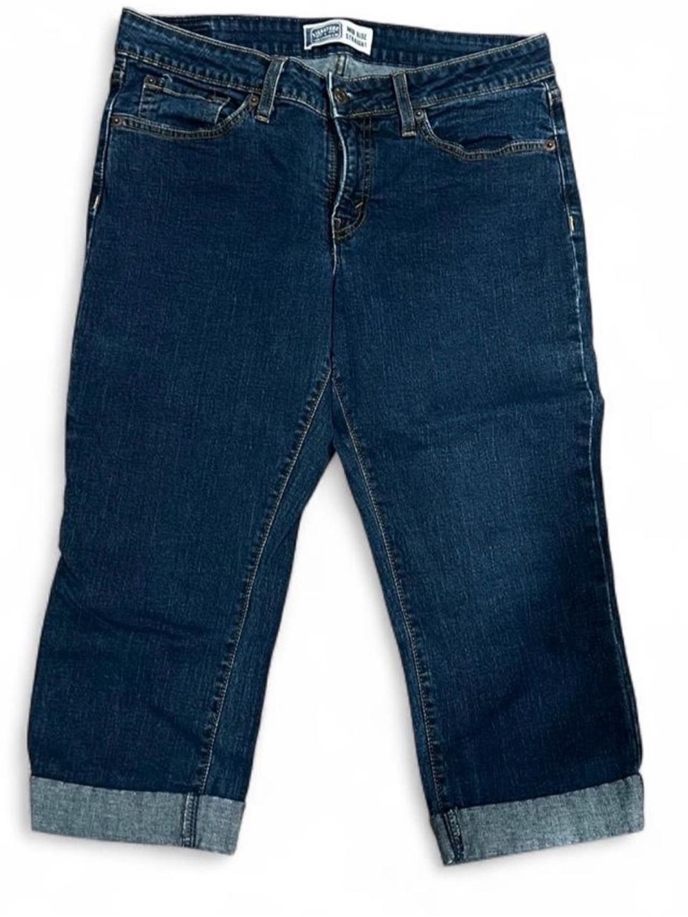 Dark Blue Women’s Levi Denim Capri Jeans